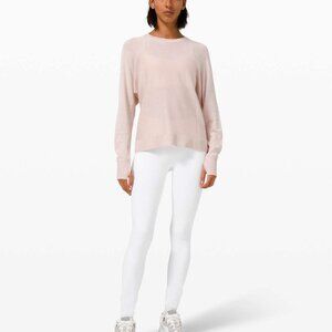 Lululemon Cashlu Knit Pullover in Pink Bliss